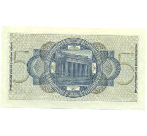 5 рейхсмарок 1940 года Германия (Для окупированных территорий) — Фото №2