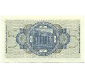 5 рейхсмарок 1940 года Германия (Для окупированных территорий) — Фото №2