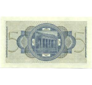 5 рейхсмарок 1940 года Германия (Для окупированных территорий) — Фото №2