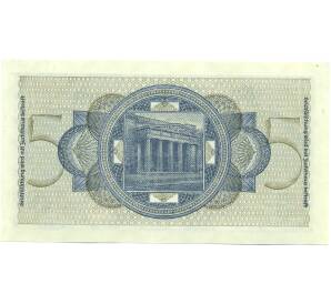 5 рейхсмарок 1940 года Германия (Для окупированных территорий) — Фото №2