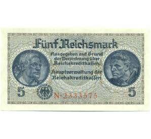5 рейхсмарок 1940 года Германия (Для окупированных территорий) — Фото №1