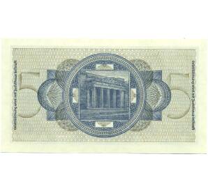 5 рейхсмарок 1940 года Германия (Для окупированных территорий) — Фото №2