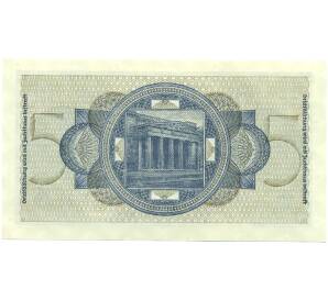 5 рейхсмарок 1940 года Германия (Для окупированных территорий) — Фото №2