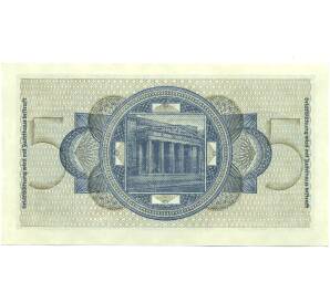 5 рейхсмарок 1940 года Германия (Для окупированных территорий) — Фото №2