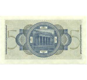 5 рейхсмарок 1940 года Германия (Для окупированных территорий) — Фото №2