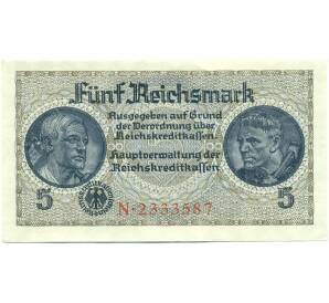 5 рейхсмарок 1940 года Германия (Для окупированных территорий) — Фото №1