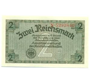 2 рейхсмарки 1940 года Германия (Для оккупированных территорий) — Фото №1