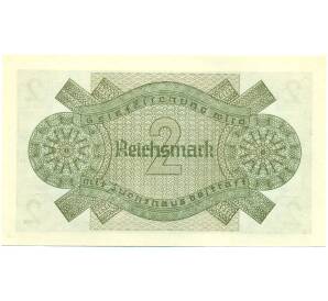 2 рейхсмарки 1940 года Германия (Для оккупированных территорий) — Фото №2