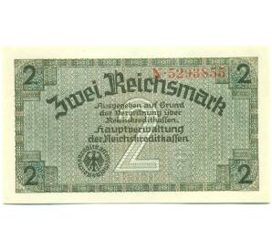 2 рейхсмарки 1940 года Германия (Для оккупированных территорий) — Фото №1