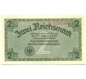 2 рейхсмарки 1940 года Германия (Для оккупированных территорий) — Фото №1