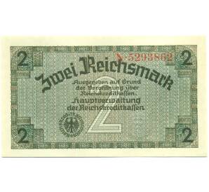 2 рейхсмарки 1940 года Германия (Для оккупированных территорий) — Фото №1