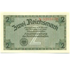 2 рейхсмарки 1940 года Германия (Для оккупированных территорий) — Фото №1
