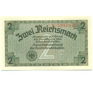 2 рейхсмарки 1940 года Германия (Для оккупированных территорий) — Фото №1