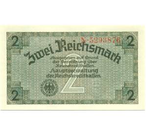 2 рейхсмарки 1940 года Германия (Для оккупированных территорий) — Фото №1
