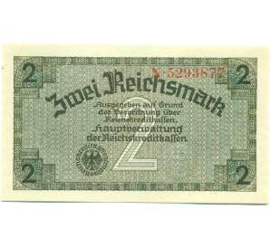 2 рейхсмарки 1940 года Германия (Для оккупированных территорий) — Фото №1