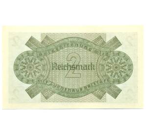2 рейхсмарки 1940 года Германия (Для оккупированных территорий) — Фото №2