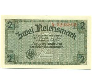 2 рейхсмарки 1940 года Германия (Для оккупированных территорий) — Фото №1