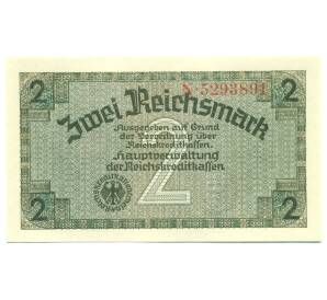 2 рейхсмарки 1940 года Германия (Для оккупированных территорий) — Фото №1