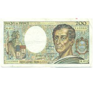 200 франков 1989 года Франция