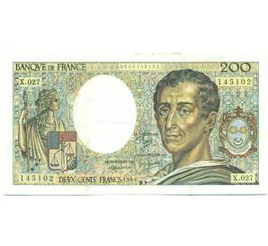 200 франков 1985 года Франция — Фото №1