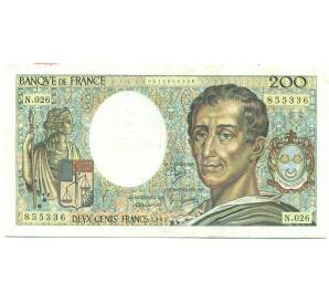 200 франков 1984 года Франция — Фото №1