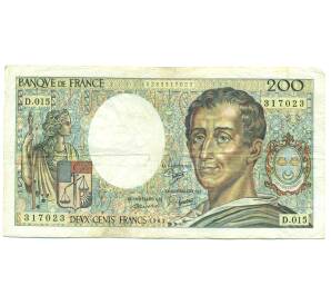 200 франков 1983 года Франция