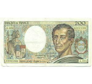 200 франков 1985 года Франция