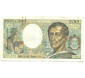 200 франков 1983 года Франция