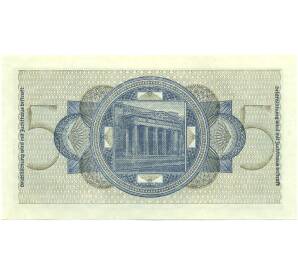 5 рейхсмарок 1940 года Германия (Для окупированных территорий)
