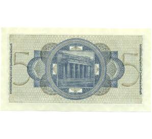 5 рейхсмарок 1940 года Германия (Для окупированных территорий)