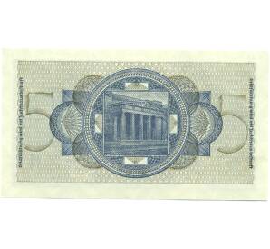 5 рейхсмарок 1940 года Германия (Для окупированных территорий)