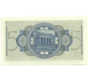 5 рейхсмарок 1940 года Германия (Для окупированных территорий) — Фото №2