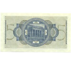 5 рейхсмарок 1940 года Германия (Для окупированных территорий) — Фото №2