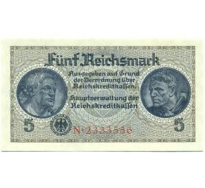 5 рейхсмарок 1940 года Германия (Для окупированных территорий) — Фото №1