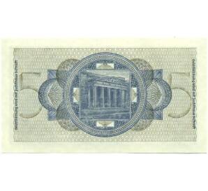 5 рейхсмарок 1940 года Германия (Для окупированных территорий) — Фото №2