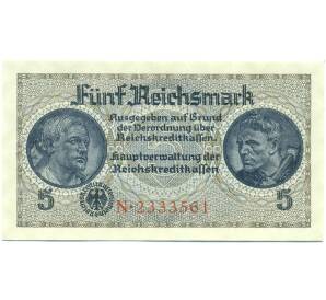 5 рейхсмарок 1940 года Германия (Для окупированных территорий) — Фото №1