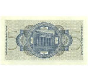 5 рейхсмарок 1940 года Германия (Для окупированных территорий) — Фото №2