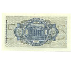 5 рейхсмарок 1940 года Германия (Для окупированных территорий) — Фото №2