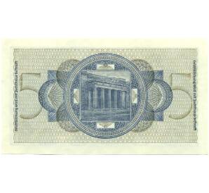 5 рейхсмарок 1940 года Германия (Для окупированных территорий) — Фото №2