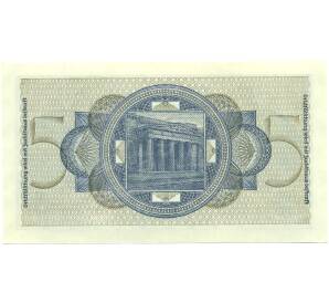 5 рейхсмарок 1940 года Германия (Для окупированных территорий) — Фото №2