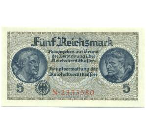 5 рейхсмарок 1940 года Германия (Для окупированных территорий) — Фото №1