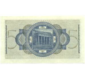 5 рейхсмарок 1940 года Германия (Для окупированных территорий) — Фото №2