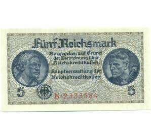 5 рейхсмарок 1940 года Германия (Для окупированных территорий) — Фото №1