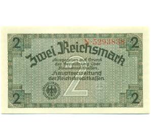 2 рейхсмарки 1940 года Германия (Для оккупированных территорий) — Фото №1