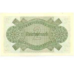 2 рейхсмарки 1940 года Германия (Для оккупированных территорий) — Фото №2