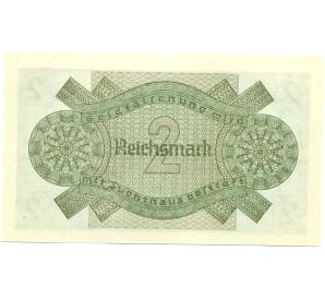 2 рейхсмарки 1940 года Германия (Для оккупированных территорий) — Фото №2