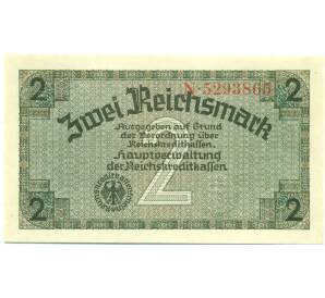 2 рейхсмарки 1940 года Германия (Для оккупированных территорий) — Фото №1