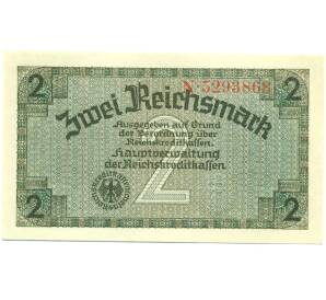2 рейхсмарки 1940 года Германия (Для оккупированных территорий) — Фото №1