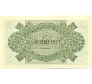 2 рейхсмарки 1940 года Германия (Для оккупированных территорий) — Фото №2