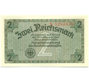 2 рейхсмарки 1940 года Германия (Для оккупированных территорий) — Фото №1